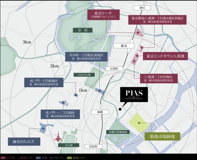 ピアース銀座レジデンス 部屋番号：704 間取図 1