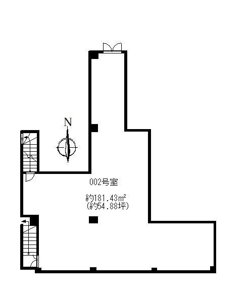 ライオンズマンション矢来町 002号室 間取図 1