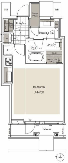 パークコート渋谷ザタワー 間取図 1