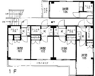 セドルハイム西川口 間取図 2