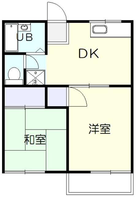 ハイフラット 間取図 1