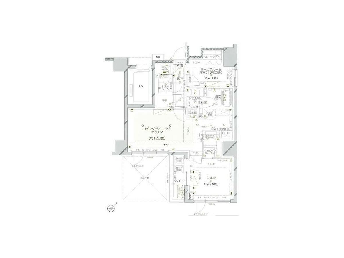 ピアース銀座レジデンス 部屋番号：704 物件写真 1