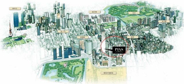 ピアース銀座レジデンス 部屋番号：704 物件写真 2