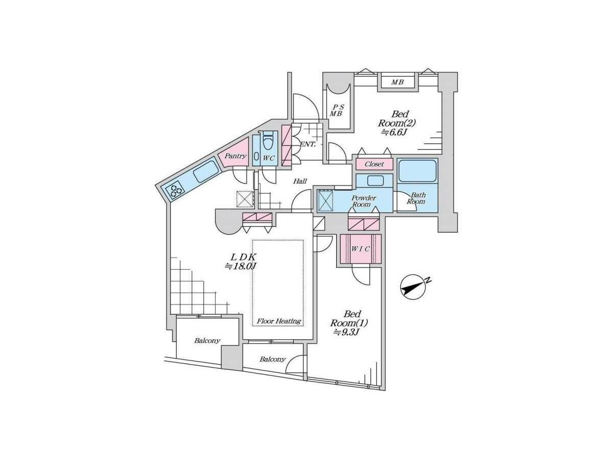 品川Ｖタワー 部屋番号：２１１０ 物件写真 1